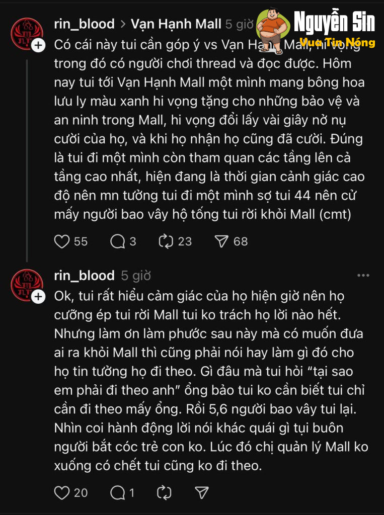 Vụ vạn hạnh mall nè