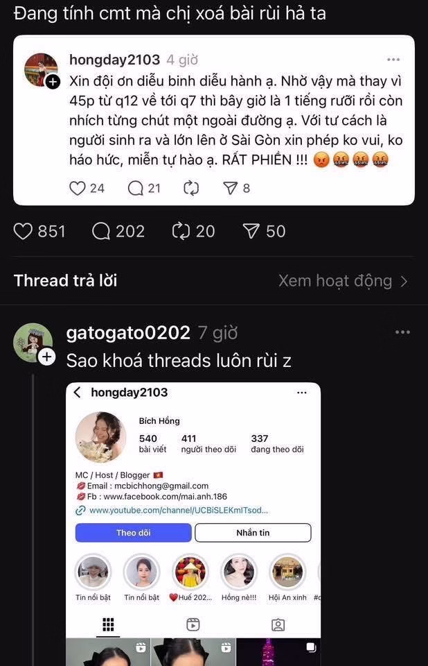 BTV BÍCH HỒNG GÂY PHẪN NỘ VÌ PHÁT NGÔN: “VỚI TƯ CÁCH LÀ NGƯỜI SINH RA, LỚN LÊN Ở SÀI GÒN TÔI XIN PHÉP KHÔNG VUI, KHÔNG HÁO HỨC, MIỄN TỰ HÀO”