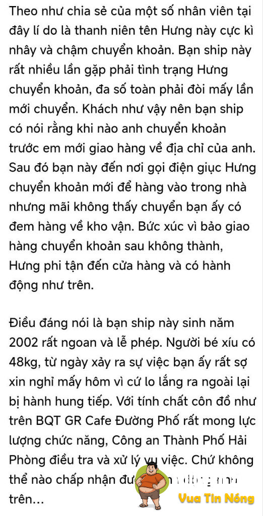 Một sự việc đang gây