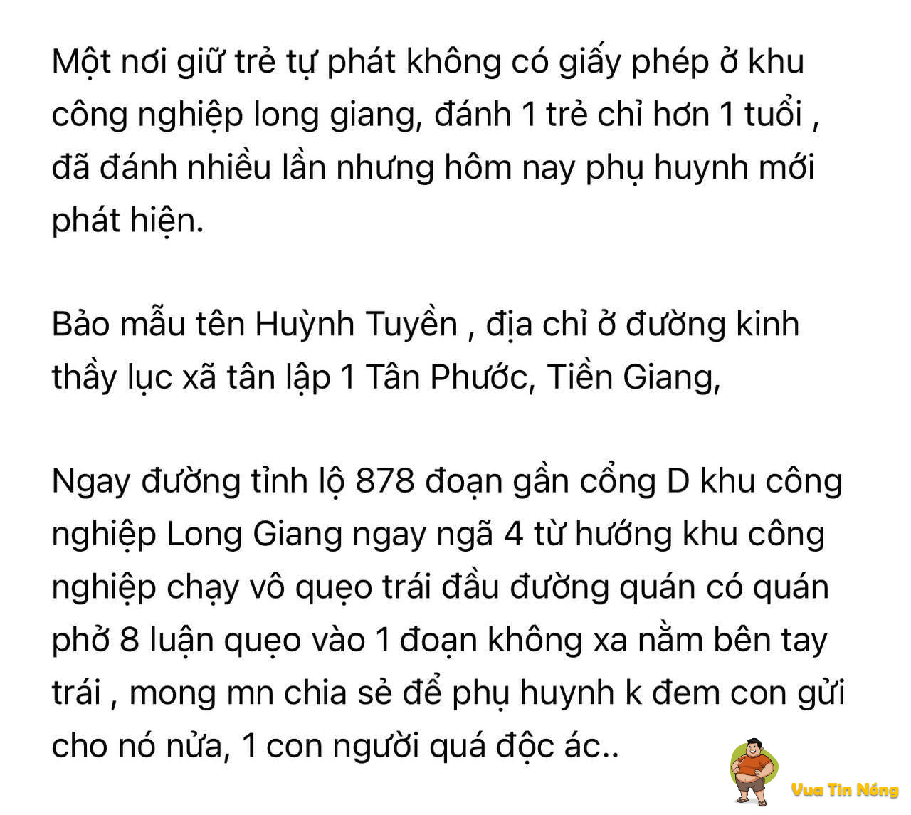 Trông trẻ, rồi đánh trẻ nhiều lần phụ huynh phát hiện