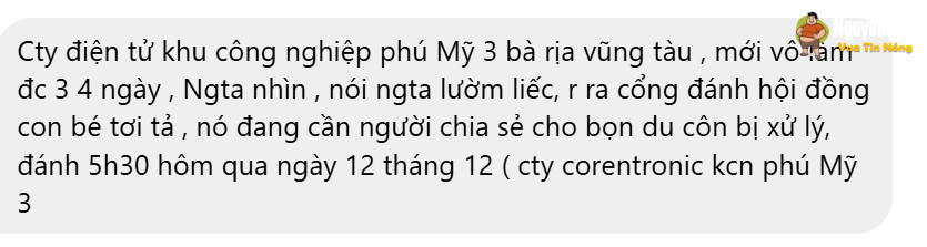 1 bạn nữ bị đ@nh hội đồng ở KCN phú Mỹ 3, Bà Rịa Vũng Tàu