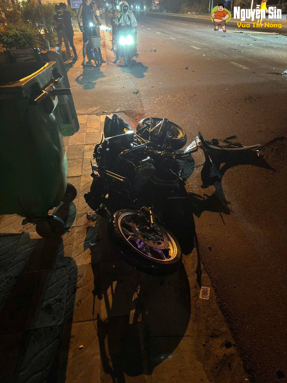 Tân Tiến – La Gi – Bình Thuận : tai nạn giữa xe tải và xe moto, đứa con thần gió