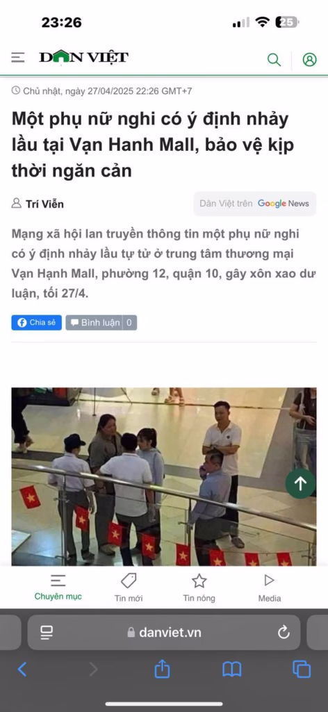 Vạn Hạnh mall vừa xong.. may cản kịp