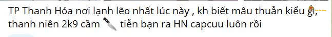 TP Thanh Hóa nơi lạ/nh lẽ0 lúc này