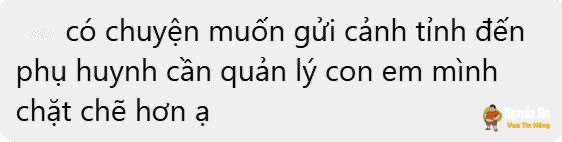 Mấy cháu bây giờ bạo quá