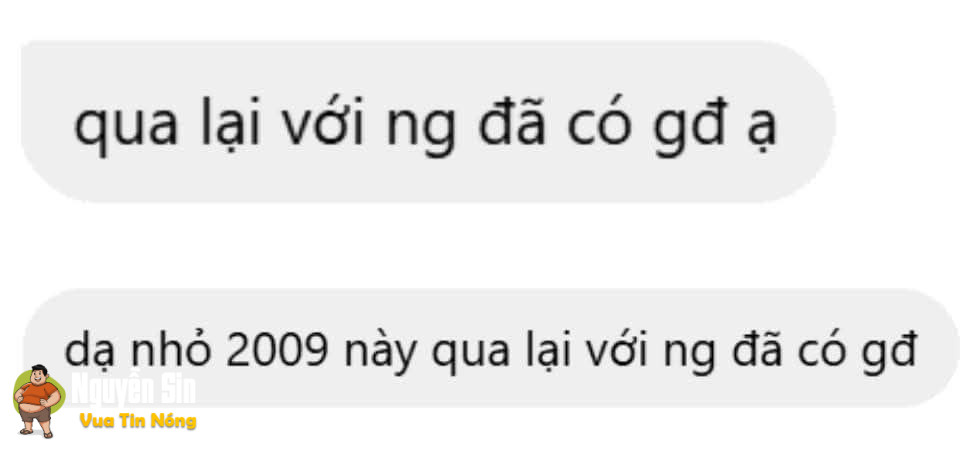 lại là những dòng tin nhắn