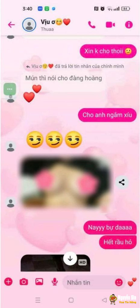 lại là những dòng tin nhắn