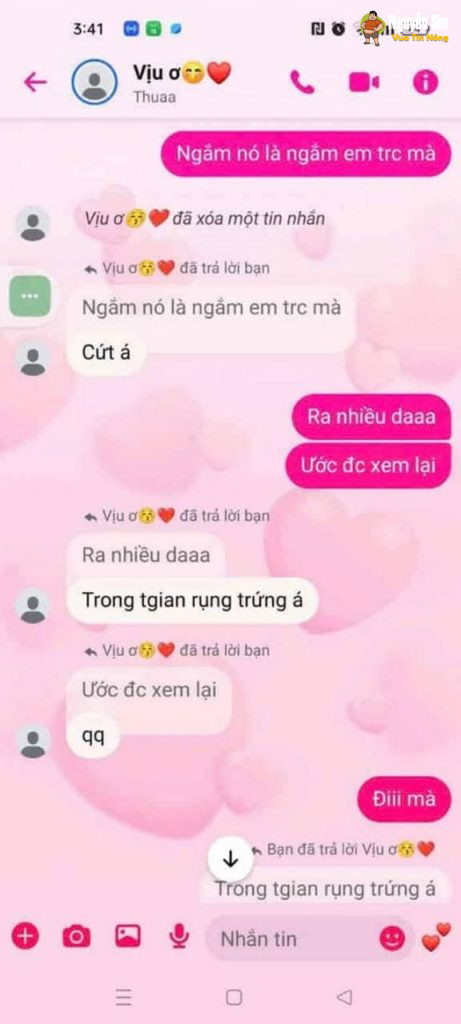 lại là những dòng tin nhắn