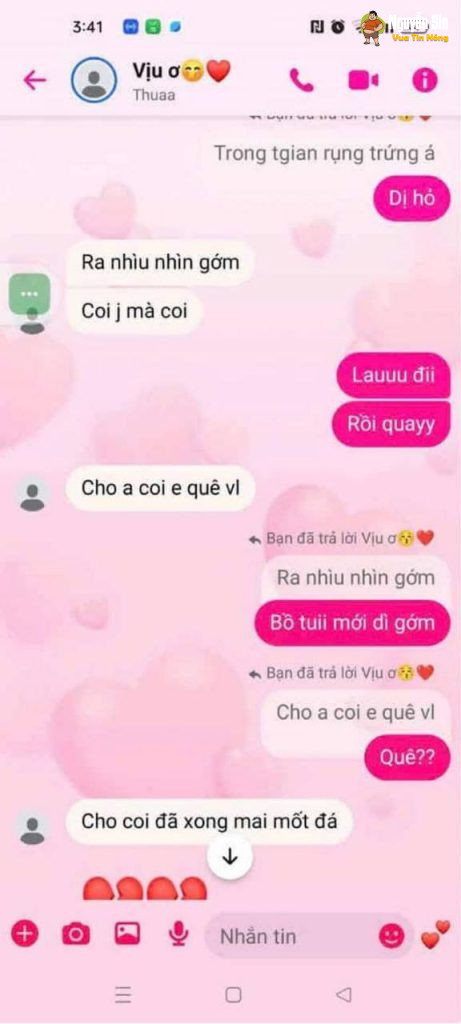 lại là những dòng tin nhắn