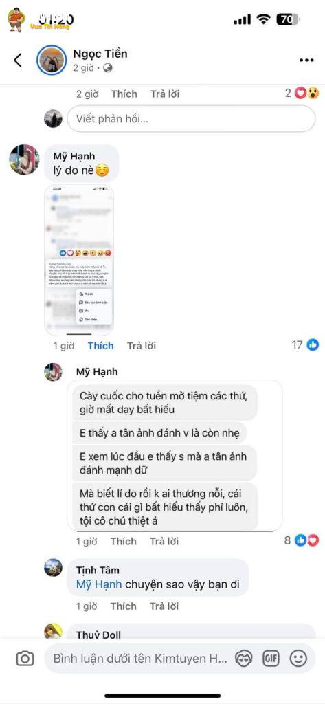 Theo như chia sẻ thì đây là một gia đình 2 anh trai người mẹ và e gái