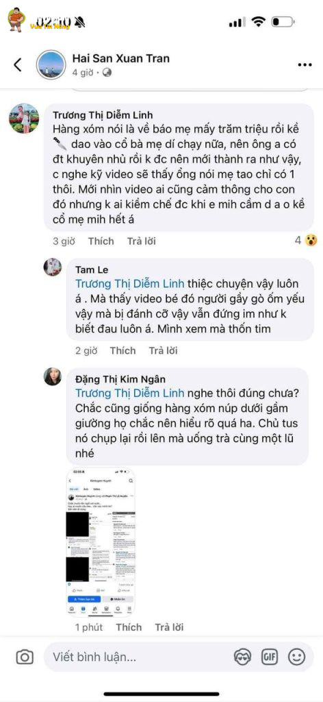 Theo như chia sẻ thì đây là một gia đình 2 anh trai người mẹ và e gái