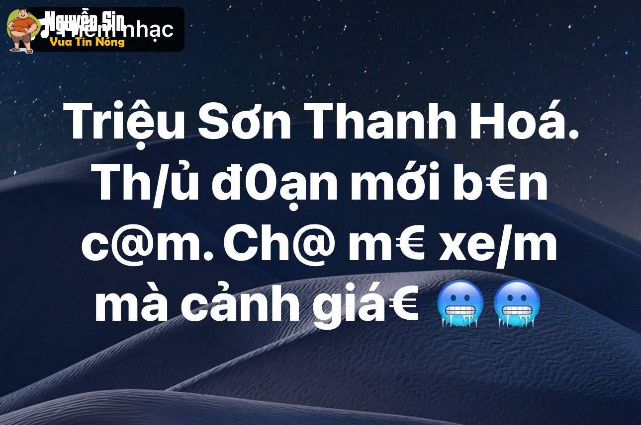 Triệu Sơn Thanh Hoá. Th/ủ đ0ạn mới b€n c@m.