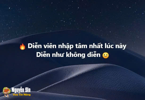 Nữ diễn viên nhập tâm quá, diễn như không diễn