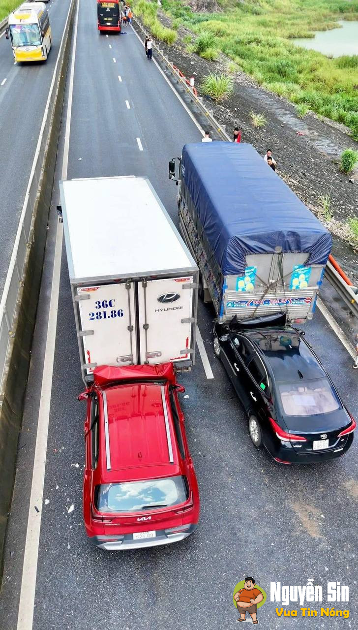 Ng. gây ra vụ tắc đường cao tốc hướng Tam Điệp – Thanh Hóa