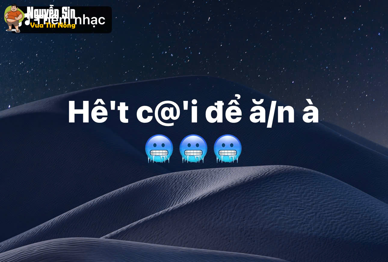 hết c@’i để ă:n rồi à