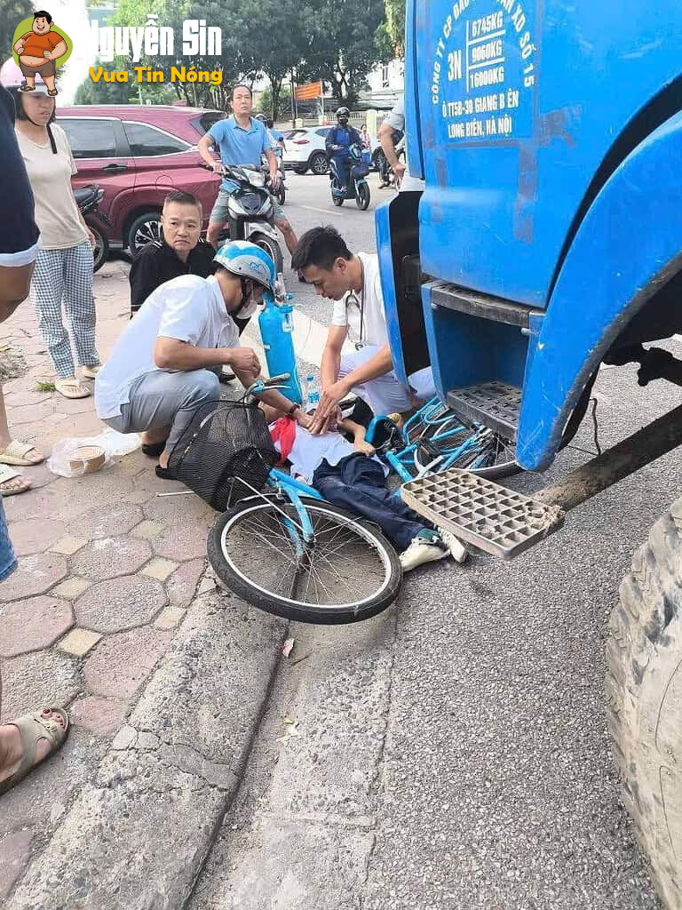 Gia Thuỵ – Hà Nội : tai nạn khiến 1 học sinh cấp 2 tuvong thương tâm