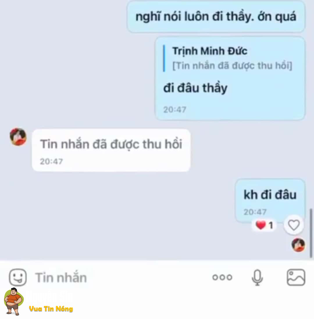 Ko thể tjn được đây tjn nhắn của 1 thầy giáo với học sjnh