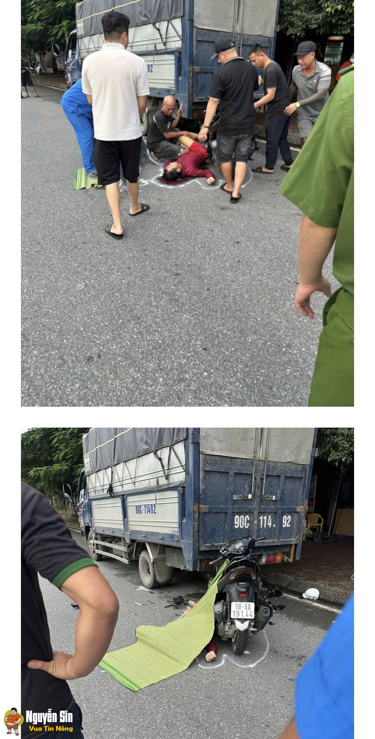 toàn cảnh vụ TNGT Gần Go Nam Định lao vào xe tải biển 90 Hà Nam cũ toàn cảnh vụ TNGT Gần Go Nam Định lao vào xe tải biển 90 Hà Nam cũ