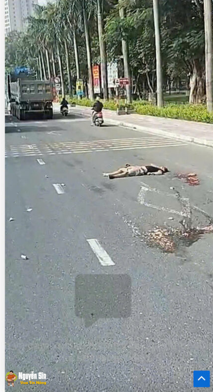 Phủ Lý (Hà Nam cũ)Thanh niên chạy xe không mũ vacham với xe ben tv tại chỗ,