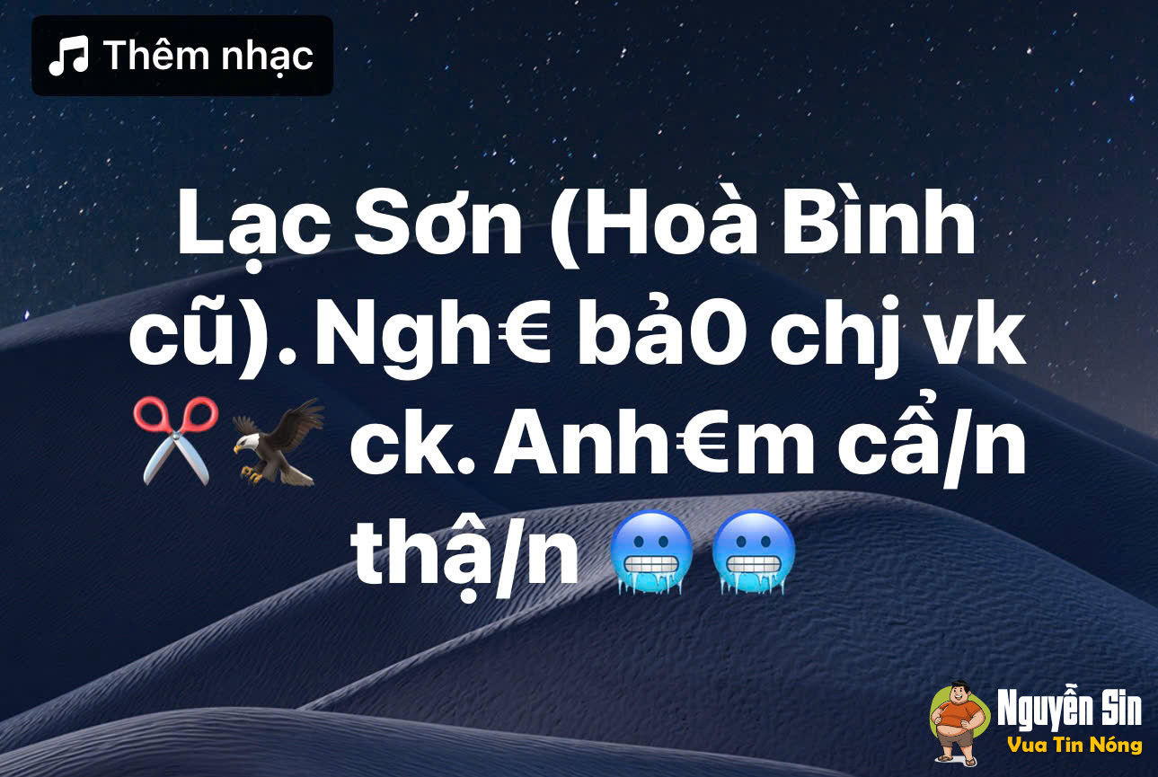 Lạc Sơn (Hoà Bình cũ)Nghe nói vk đã ch0 “Ho@ my” hết hót