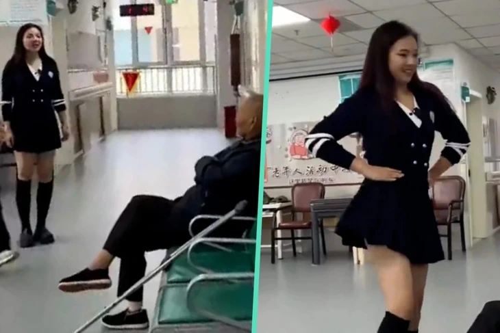 Viện dưỡng lão cho nhân viên nhảy gợi cảm dụ cụ ông uống thuốc Viện dưỡng lão cho nhân viên nhảy gợi cảm dụ cụ ông uống thuốc