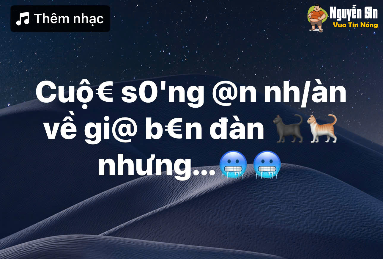 cu0c s0’ng an nhàn nhưng….