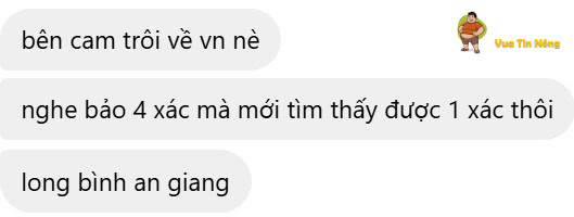 Phát hiện 1thithe ở Long Bình- An Giang