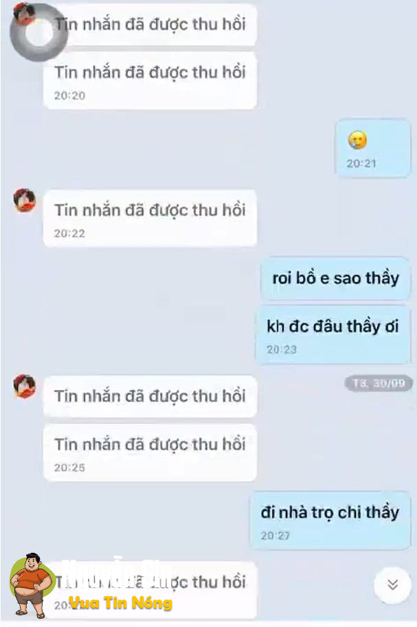 Ko thể tjn được đây tjn nhắn của 1 thầy giáo với học sjnh