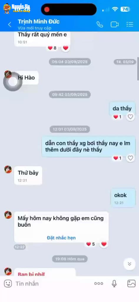 Ôi…full đoạn tjn nha’n của 1 thầy giáo với hs Ôi…full đoạn tjn nha’n của 1 thầy giáo với hs