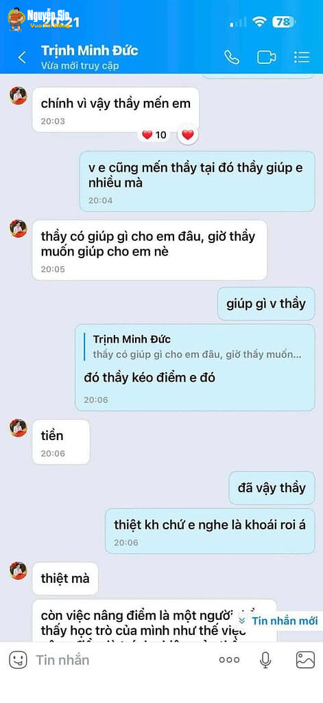 Ôi…full đoạn tjn nha’n của 1 thầy giáo với hs Ôi…full đoạn tjn nha’n của 1 thầy giáo với hs