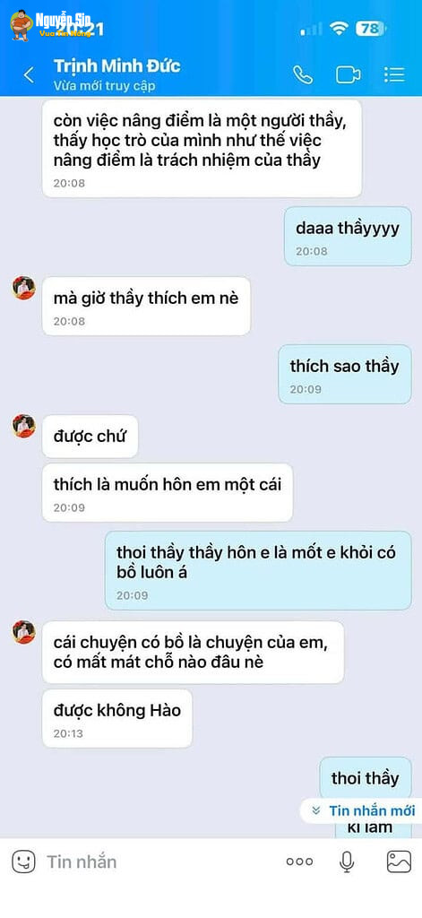 Ôi…full đoạn tjn nha’n của 1 thầy giáo với hs Ôi…full đoạn tjn nha’n của 1 thầy giáo với hs