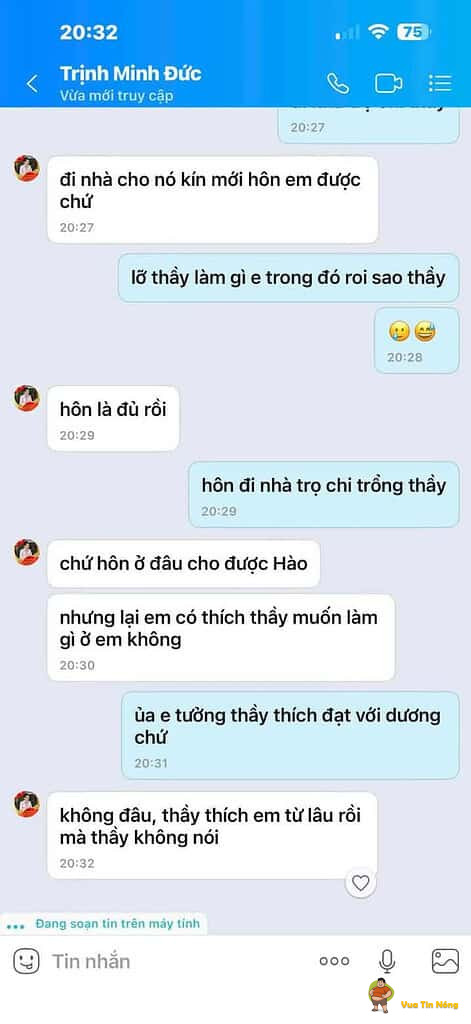 Ôi…full đoạn tjn nha’n của 1 thầy giáo với hs Ôi…full đoạn tjn nha’n của 1 thầy giáo với hs