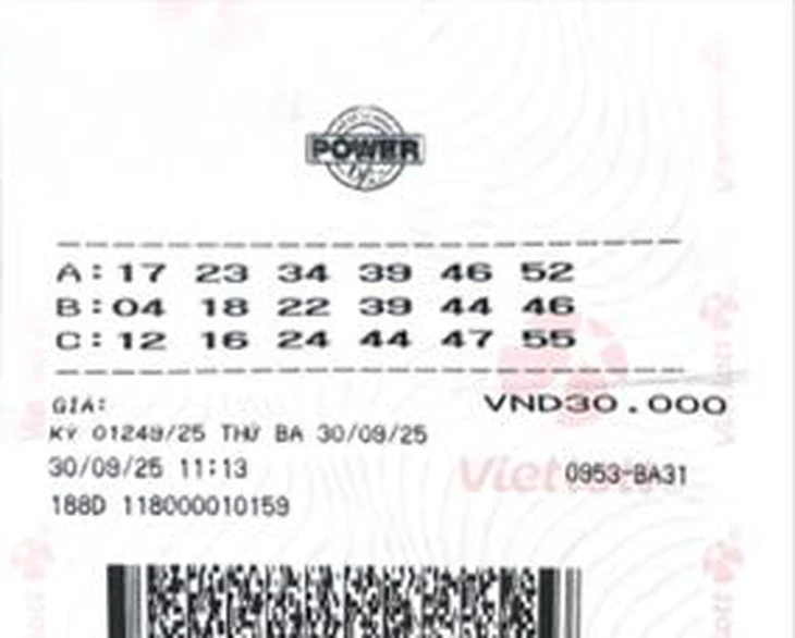 Thầy giáo ở Đà Nẵng trúng vé số độc đắc của Vietlott hơn 179 tỉ đồng