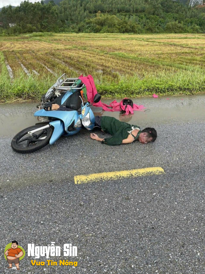 xã Lãng công,Sông Lô cũ,phú Thọ: 1 ng đàn ông bị sét đa’nh tv khi đang lưu thông trên đường