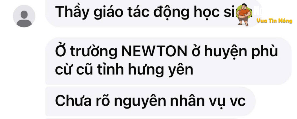 Hưng Yên: 1 hs b! thầy giáo tát damaan