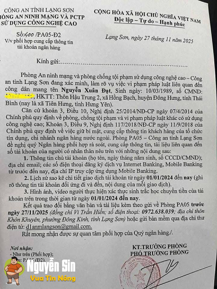 Theo một số thông tin rò rỉ trên mạng thì đao phủ trong vụ 88 trang đã bị chụp gáy (chưa xác thực)