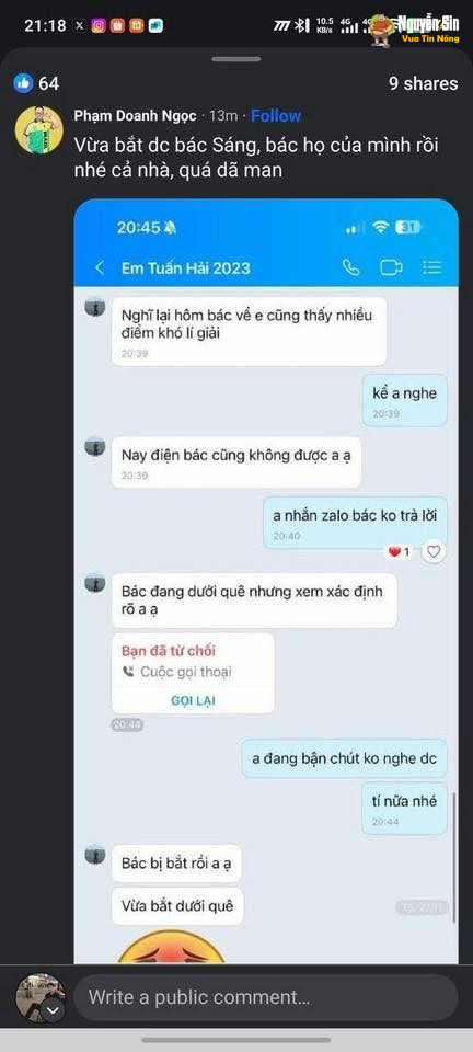 Theo một số thông tin rò rỉ trên mạng thì đao phủ trong vụ 88 trang đã bị chụp gáy (chưa xác thực)