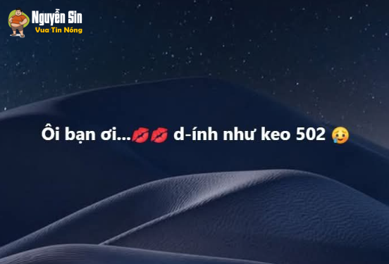 Ôi bạn ơi.. nụ hôn nồng cháy