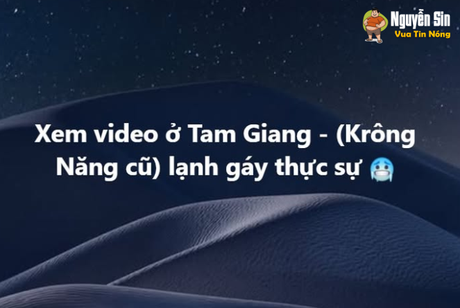 Án mạng tại Tam Giang (Ea Tam, Krông Năng cũ) tối nay