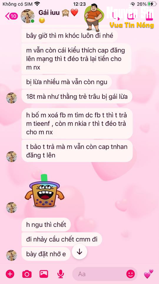 Đắng: Thanh niên mất 3tr5 cho 1 ty quen qua mạng Đắng: Thanh niên mất 3tr5 cho 1 ty quen qua mạng