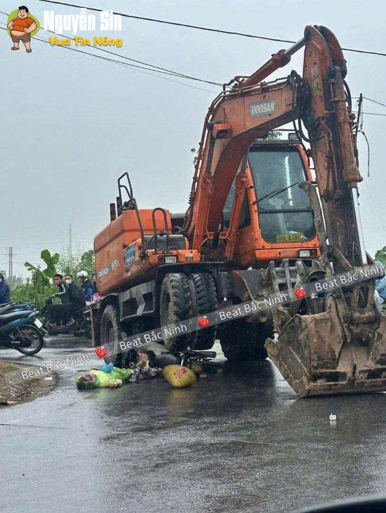 Yên Trung – Yên Phong – Bắc Ninh: varcham máy xúc và xe máy khiến 1 ng TV