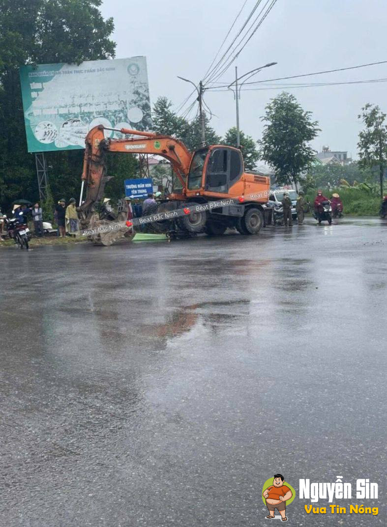 Yên Trung – Yên Phong – Bắc Ninh: varcham máy xúc và xe máy khiến 1 ng TV