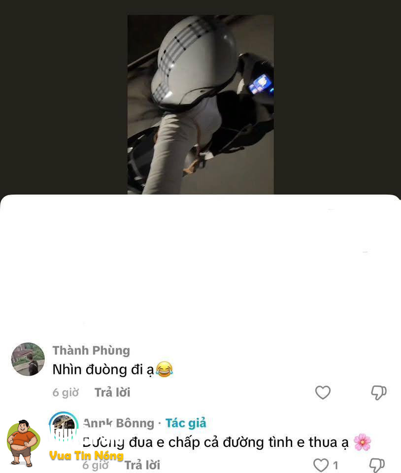 Tối qua tại cầu Thăng Long. Em ấy khét quá