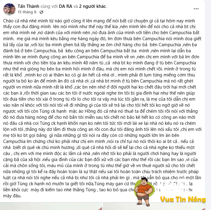 Lạnh người với dòng trạng thái của ng đàn ông lái oto t.ô.n.g