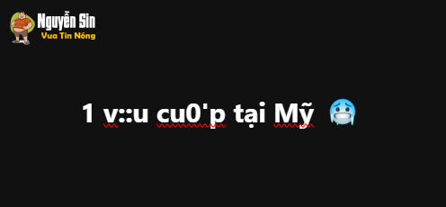 1 vụ cu0p’ tại Mỹ