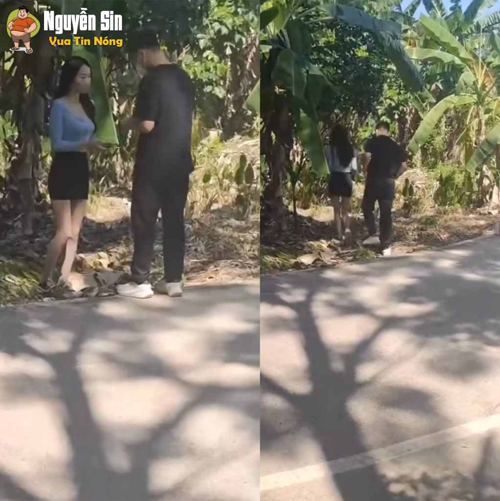 Cứ phải vào trong vườn cây chuối mới chịu ư