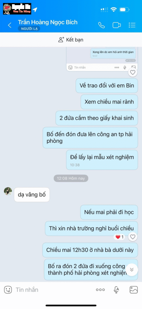 CÓ 2 CON CHUNG CÀNG LỚN CÀNG KHÔNG GIỐNG BỐ :