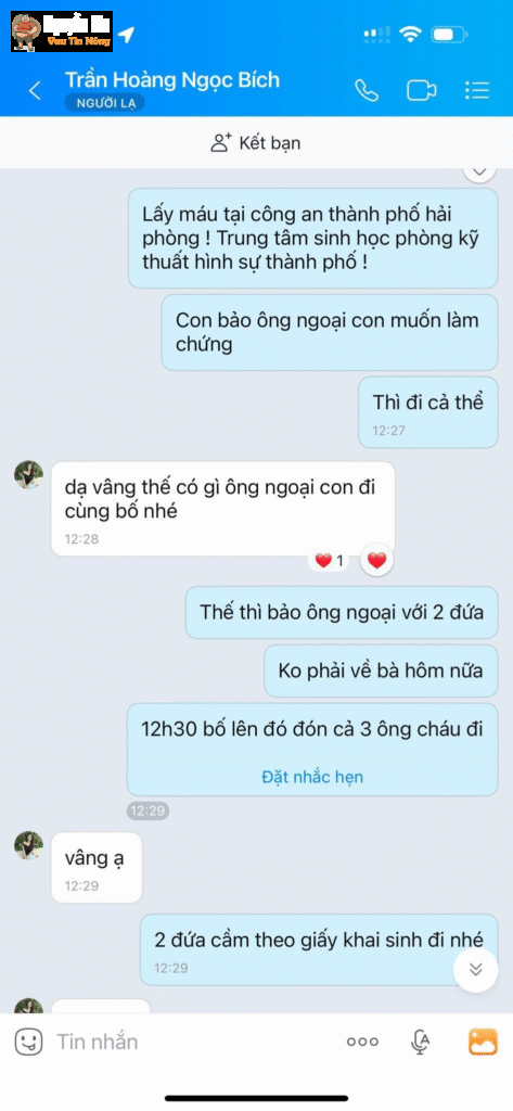 CÓ 2 CON CHUNG CÀNG LỚN CÀNG KHÔNG GIỐNG BỐ :