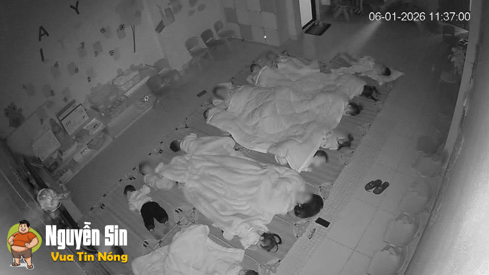 Bức ảnh l/ớ:p m/ầm n/on ngủ trưa ở Hà Nội đang gây tranh cãi: