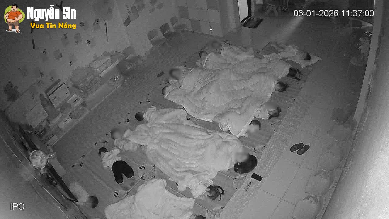 Bức ảnh l/ớ:p m/ầm n/on ngủ trưa ở Hà Nội đang gây tranh cãi: